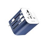 Lifelong Electronics 10A Universal Travel Adapter All in One | 2500W Heavy Duty Power | 180+ Countries - Europe/US/UK/AU/Asia etc. | 9-Hole International Worldwide Socket Accessories (Latest Launch)