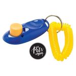 The Pets Company Proffessional Pet Training Clicker with Wrist Strap for Puppies,Dogs, Cats and Birds | Essential for Puppy Toilet Training | Durable, Easy to Use | Colour May Vary