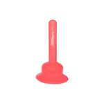 CLASSY TOUCH Sink Plunger with Ergonomic Handle, Drain Blaster Pump Plunger Sink Blockage Cleaning Remover Tool Drain Dredge Tool Bath Plug Long Hair Cleaner Overflow Unblocker(Peach)