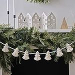 Ginger Ray Cream Honeycomb Christmas Tree Paper Party Decoration Garland. 2 Metres, in Length, NN-117