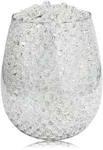 YIQUDUO 100,000 Clear Water Beads for Vases, Transparent Water Gel Beads Vase Filler for Floating Pearls, Floating Candle Making, Wedding Decoration Floral Arrangement