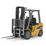 VGEBY Forklift Truck, HUINA1717 1:50 Scale Model Engineering Car Alloy Forklift Truck 1/50 Vehicle Toy Model Toy