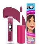 SUGAR POP Matte Lipcolour 10 Rosewood - 1.6 ml - Richly Pigmented | Super Matte | Lasts 8+ hours | Non-Drying