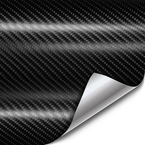 VViViD Black True R Carbon Fiber Vinyl Wrap Roll with Air Release Technology (1 Foot by 5 Foot)