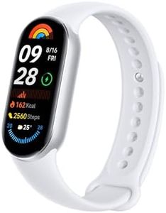 Xiaomi Smart Band 9 Health & Fitness Tracker, 60Hz Refresh Rate 1.62" AMOLED Display, 21-Day Battery Life, 150+ Sports Modes, Blood Oxygen, Heart Rate,Sleep & Stress Monitoring, 15.8g (Silver)