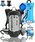 Hydration Pack Backpack with 2L Hydration Bladder and Insulated Cooler Bag, Camel Cooler Backpack for Hiking, Running, Cycling, Biking, MTB > Water Daypack Backpack Suitable for Men, Women and Kids