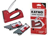 Kaymo Hand Tacker K-10 Metal Body 6-10mm Gun Tacker, Sofa Stapler with Stapler Pin 23/8-H Heavy Duty Staple Pins 23 Series H - 8mm - Pack of 2 (Staples Pins 2000)