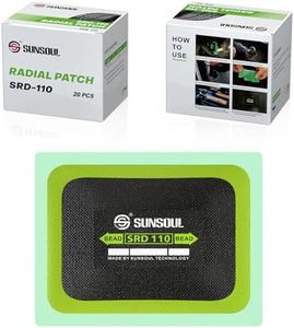 SUNSOUL 20Pcs All Purpose Universal Radial Tire Patches, 2.17" x 2.95"
