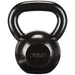 amazon basics Cast-Iron Kettlebell 20Kg, Black