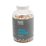 Pure for Men Original Cleanliness Stay Ready Fiber Supplement, 240 Vegan Capsules, Helps Promote Digestive Regularity. Psyllium Husk, Chia Seeds, Oat Fibre, Proprietary Formula