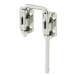 Prime-Line Products U 9847 Sliding Door Loop Lock, Satin Chrome Nickel Finish