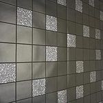 Holden Decor Tiling on a Roll Kitchen & Bathroom Heavy Weight Vinyl Wallpaper Granite Black 89130