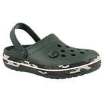 Neoz Men's Olive Clog-7 Kids UK (CAMO-SKR)