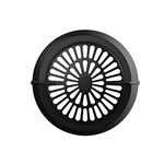 Sedu Hairdryer Vent Cover Replacement - Regulates Airflow - Extends life of Motor- Protects from Clogged Hair, Lint & Dust - Heat Resistant Plastic Mesh, Custom Design to Fit Sedu Hair Dryers, Black