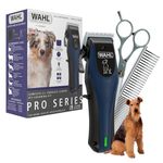 Wahl Power Pro Rechargeable Lithium-Ion Cordless Dog Grooming Kit - Heavy Duty Cordless Electric Grooming Clippers for Thicker Layers - Model 3024675