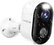 Security Cameras Wireless Outdoor, Battery Powered 2k Color Night Vision, AI Motion Detection Spotlight Siren, IP66 Weatherproof, 2-Way Talk, SD/Cloud Storage, 2.4Ghz WiFi Cameras for Home Security