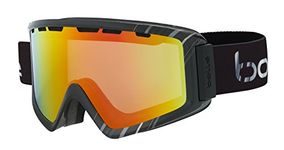 Bolle Z5 OTG Ski Goggles, Shiny Black/White