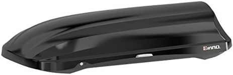 INNO BRM466BK PHANTOM 466 Cargo Box - 18 Cubic FT Holds 8-10 Skis or 4-8 Snowboards (Gloss Black)