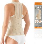 Neo-G Dorsolumbar Support Brace – Back Support for Early Kyphosis, Lumbar Support, Rounded Shoulders, Back Pain Relief – Back Posture Corrector Men & Women - Adjustable - 1 Medical Device - L