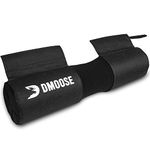 DMoose Fitness Barbell Pad - Hip Thrust Pad for Squats & Lunges - Relief Pressure from Neck, Shoulder & Lower Back - Non-Slip EVA Foam Squat Pad with Safety Straps - Gym Pad for Standard & Olympic Bar