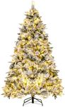 DORTALA Pre-lit Christmas Tree, 6FT