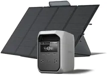 EF ECOFLOW Solar Generator DELTA 3 Classic 1024Wh with 400W Solar Panel,1800W AC/100W USB-C Output (3600W Surge), LiFePO4 Battery Portable Power Station, 1 Hr Fast Charge for Home, outdoor