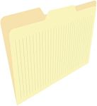 Find It File Folders - Pack of 12 Tabbed, Letter Size, Double-Sided, Ruled Filing Folders for Office, School, Note-Taking and Organization, Back to School Supplies for College Students - Manila