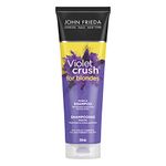 John Frieda Violet Crush Purple Shampoo for Brass Repair of Natural and Colour-Treated Blonde Hair (250 mL)