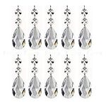 Crystal Chandelier,FOME Teardrop Chandelier Crystal Pack of 10 Crystal chandelier prisms pendant crystal chandeliers + FOME Gift