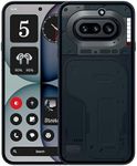 Nothing Phone (4a) - 50 MP Triple Camera with Up To 70X ultra Zoom, Transparent Design Smartphone, Long Lasting Battery and 50W Fast Charge, 120Hz AMOLED Display and Glyph Bar, 12GB + 256GB - Black