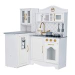 Teamson Kids Little Chef Marseille Retro Play Kitchen White TD-13119D