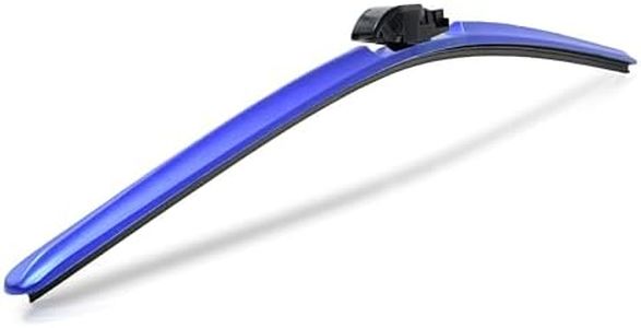 Clix Wipers - 20" Blue Automotive Replacement Wiper Blade (Pack of 1) Universal Clip On All-Weather Flex Frame Windshield Wiper