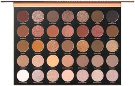 Morphe 35U Makeup Palette - Gilded Desert Artistry Palette with Deep Metallics, Shimmers & Matte Pressed Pigments - Made to Build, Blend & Layer for Everyday, Versatile Makeup Looks (1.98 oz)