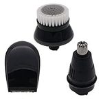 YanBan Replacement Nose Trimmer Head+ Cleansing Brush+Trimmer for Philips RQ1050 RQ1060 Norelco RQ585/52 Series 9000 &7000 RQ1260 RQ12