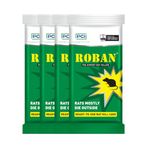 PCI Roban The Rat Killer Cake (Pack of 4) | Kills Rats Outdoors in One Feed | Effective Against All Types of Rats