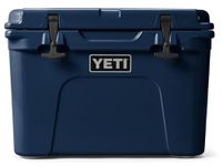 YETI Tundra 35 Cool Box – Rotomolded Portable Cooler Box with PermaFrost Insulation – Fits 39 Cans or 13.2 kg Ice – Heavy-Duty Ice Cooler for Camping, Fishing & Outdoor Use (Navy)