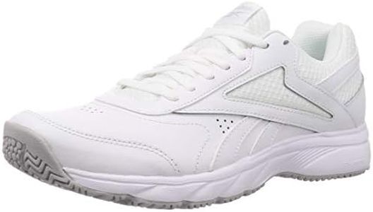 Reebok Men's Work N Cushion 4.0 Walking Shoe, White, 11.5 US