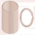 30 Pcs Flat Key Rings - 1.18” (30mm) Split Rings for Keys, DIY Crafts, Jewelry Making, Dog Tags - Silver