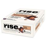 Rise Whey Protein Bars - Mocha Almond | Breakfast Bar & Protein Snack 15g Protein 4g Fiber Just 5 Whole Food Ingredients Gluten-Free Soy Free