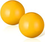 DEEKIN 2 Packs 57 mm Bocce Pallino for Bocce Ball Game, Bocce Ball, Bocce Pallino Balls Replacement (Yellow)