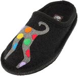 HAFLINGER AR Jack Doggy Wool Slipper Black EU 40