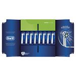 Oral-B CrossAction Toothbrush Heads Pack Of 8 Replacement Refills For Electric Rechargeable Toothbrush, Mailbox Sized Pack