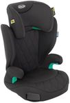 Graco Affix i-Size R129 with ISOFIX Highback Booster car seat with cupholders, Suitable from 100-150cm (approx. 3.5 to 12 years), Midnight fashion