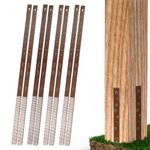 Post Buddy Pack of 8 Easy Fence Post Repair (to fix 4 Broken Wood Posts), Fast and Simple to Install, Effective, Long-Lasting