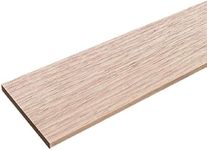 JGFinds 5 Pack Spanish Cedar Planks, Solid Cedar Lumber Wood Boards 1/4" x 4" x 12", Kiln Dried and Sanded for Trays, Dividers, Box, or Closet; Not Veneer