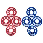 Bolaball All-Weather Washer Toss Game Replacement Washers, 8 Washers, Red and Blue