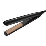 Ikonic Simply Straight Hair Straightener for Women Super Slim Rose Gold 1 inch Plates Compact Design Quick Heat Up Process Auto Controlled Heat Setting Suitable for all Hair Type, Black