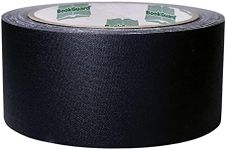 BookGuard 2 Inch Bookbinding Tape, Vinyl Coated Cotton Cloth Book Tape, Ideal Book Repair and Library Supplies - 15 Yards Binding Tape, Black Cloth Tape