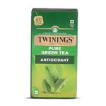 Twinings Pure Green Tea, 100 Tea Bags| Pack of 1| Perfectly Balanced & Refreshing Taste| Handpicked Leaves| Enjoy a Hot Cup of Tea