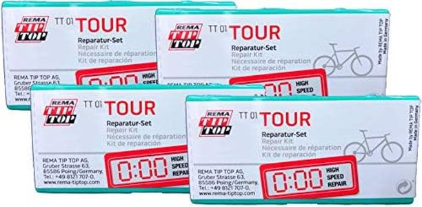 Rema Four (4) Touring Bicycle Tube Patch Repair Kits TT01 (21) - Small TT O1
